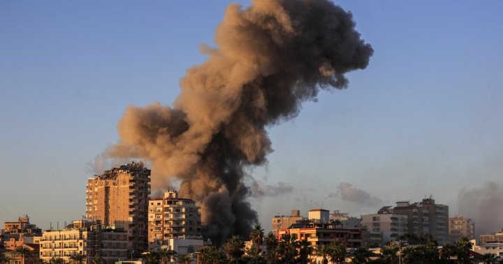 Israeli airstrikes on Lebanon’s Baalbek kill 6, injure 11 others: ministry – National | Globalnews.ca