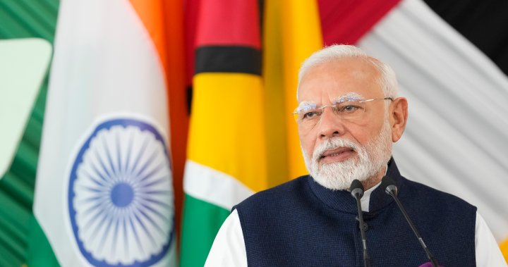 Ottawa not aware of evidence linking Modi to criminal activity in Canada – National | Globalnews.ca