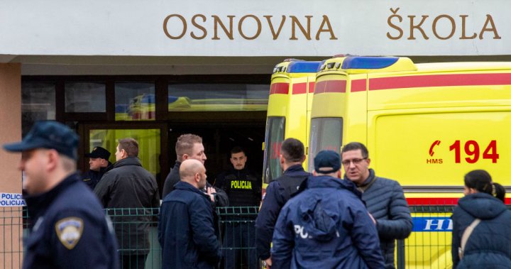 7-year-old killed, others injured after stabbing attack at Croatia school – National | Globalnews.ca