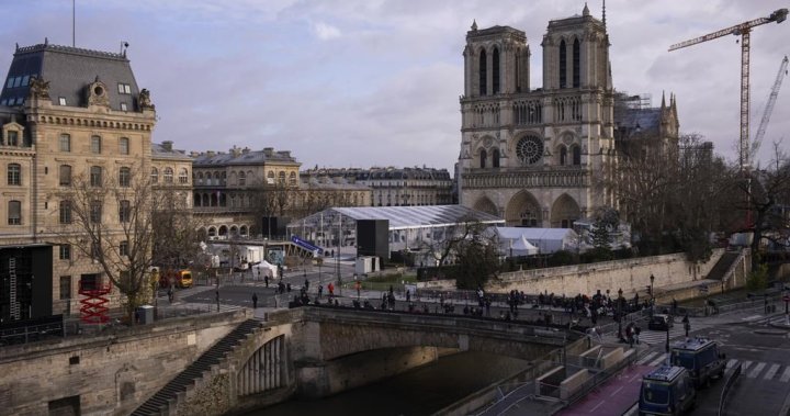 Notre Dame reopens its doors to Macron and other world leaders in a rare symbol of unity – National | Globalnews.ca