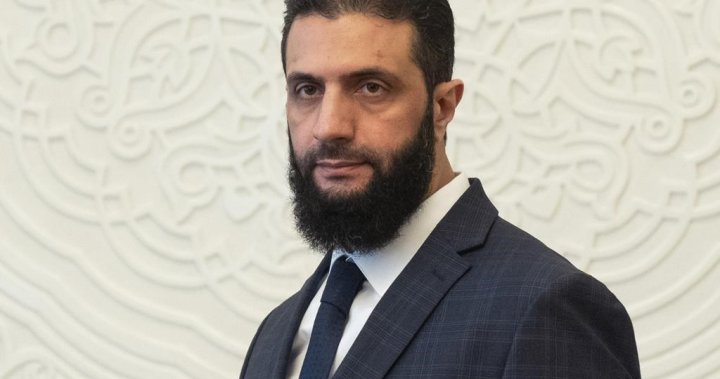 Syrian rebel leader who toppled Assad named interim president – National | Globalnews.ca