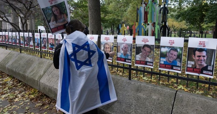 Three Israeli hostages are with Israeli forces in Gaza as ceasefire passes first hurdle – National | Globalnews.ca