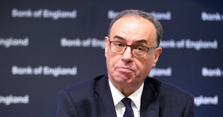 Bank of England slashes growth hopes for British economy in 2025 – National | Globalnews.ca