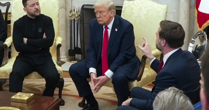 Read the transcript of Trump, Zelenskyy and Vance’s chaotic meeting – National | Globalnews.ca