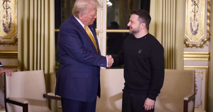 Trump, Zelenskyy set to met with Ukraine’s security in focus – National | Globalnews.ca