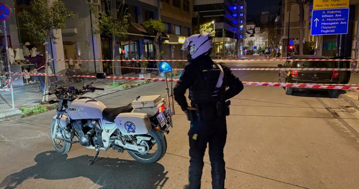 Bomb explodes near Greece railway company’s main offices in Athens: police – National | Globalnews.ca