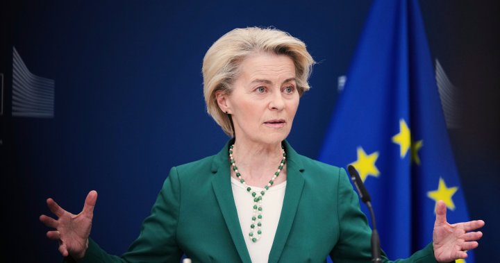 EU pauses counter-tariffs on U.S. for 90 days after Trump’s halt – National | Globalnews.ca