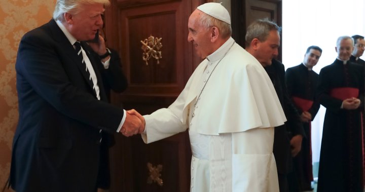 Donald Trump posts AI Image of himself as pope, sparks criticism – National | Globalnews.ca