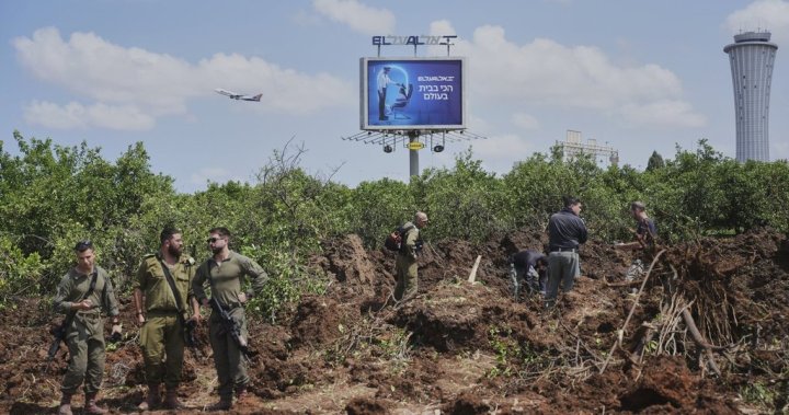 Missile fired by Iran-backed Yemen rebels halts Israel flights before Gaza war vote – National | Globalnews.ca