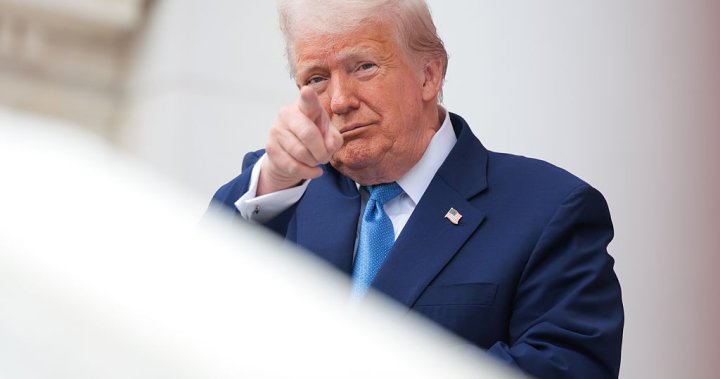 Trump lashes out at claim he’s a ‘chicken’ when it comes to trade – National | Globalnews.ca