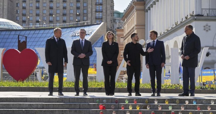Ukraine and allies urge Putin to commit to a 30-day ceasefire or face new sanctions – National | Globalnews.ca