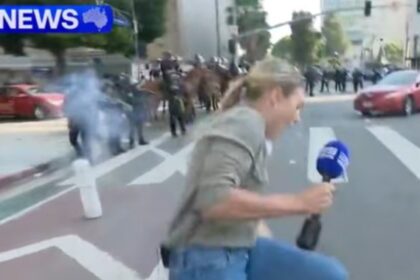 Australian journalist hit by rubber bullet while reporting from L.A. protests – National | Globalnews.ca