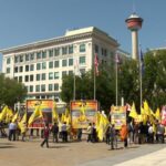 Sikh separatists stage Calgary protest against Indian prime minister’s visit to G7  | Globalnews.ca