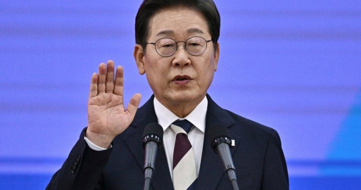 South Korea’s new president vows to restart talks with North – National | Globalnews.ca