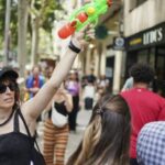 Spanish locals shoot water at visitors in protests against mass tourism – National | Globalnews.ca