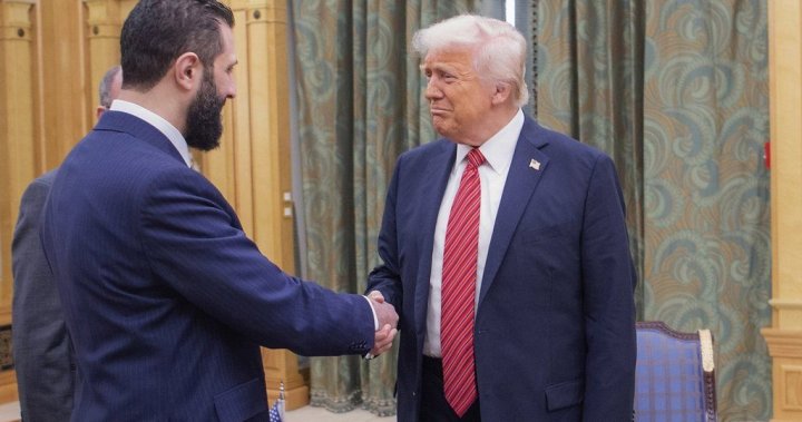 Trump moves to end U.S. sanctions on Syria with executive order – National | Globalnews.ca