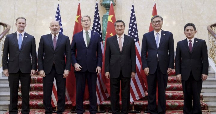 U.S., China agree to framework to get trade truce back on track – National | Globalnews.ca