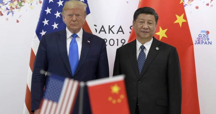 U.S. and China to talk trade after Trump, Xi call – National | Globalnews.ca