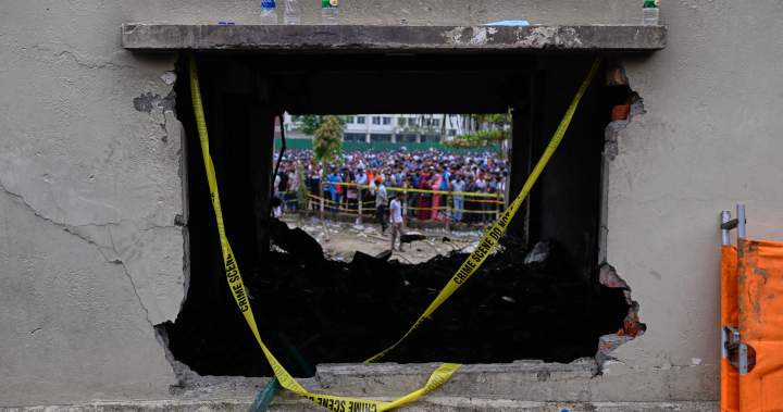 Bangladesh school plane crash death toll rises to 31 as students protest – National | Globalnews.ca