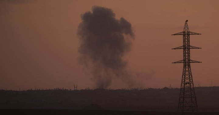 Israeli airstrikes kill 14 Palestinians in Gaza and another 10 die seeking food – National | Globalnews.ca