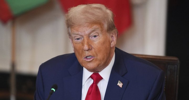 Trump announces 30% tariffs against EU, Mexico effective Aug. 1 – National | Globalnews.ca