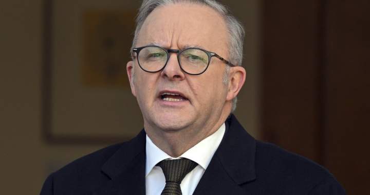 Australia to recognize Palestinian state, but conditions must be met: PM – National | Globalnews.ca