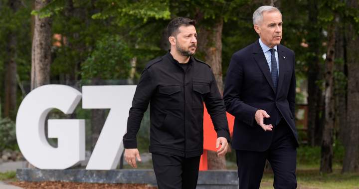 Carney backs Ukraine role in peace talks in calls with Zelenskyy, Starmer – National | Globalnews.ca