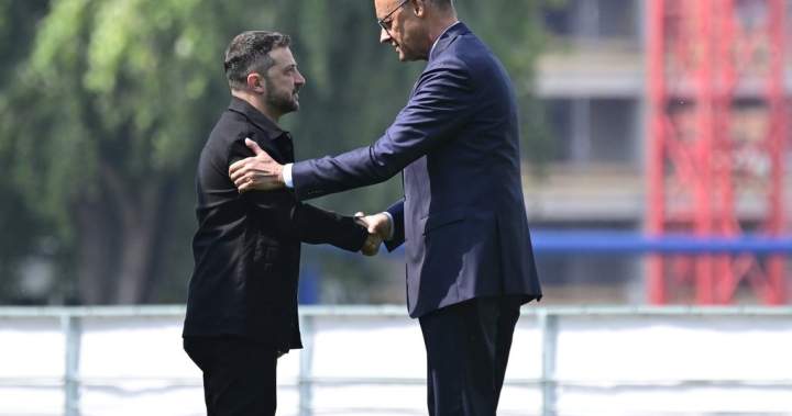 European leaders, Zelenskyy set to talk with Trump ahead of Putin summit – National | Globalnews.ca