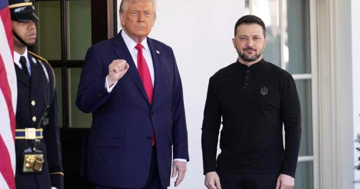 European leaders to join Ukraine’s Zelenskyy for meeting with Trump – National | Globalnews.ca