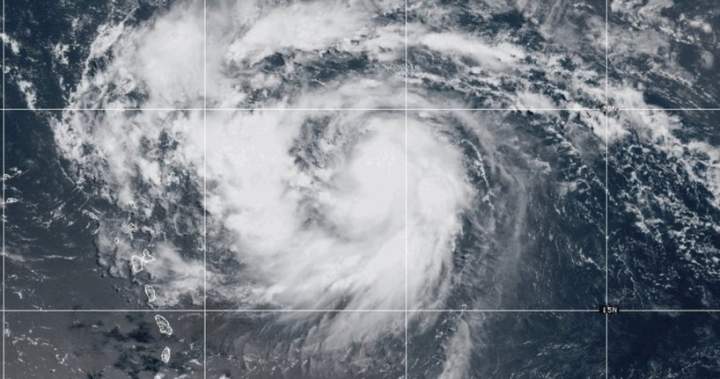 Hurricane Erin explodes in strength to a Category 5 storm in Caribbean  | Globalnews.ca