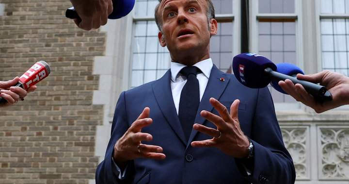 Macron calls Putin ‘an ogre at our doorstep,’ doubts Russia will make peace – National | Globalnews.ca