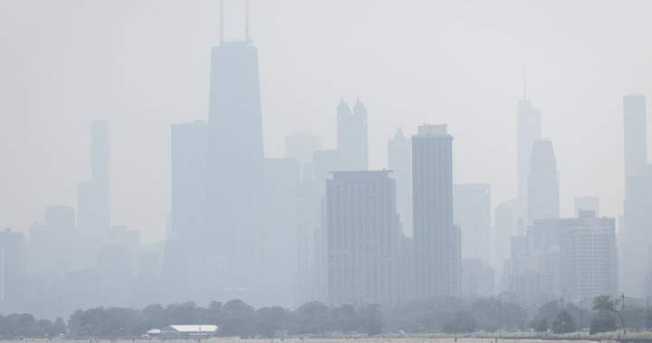 Smoke from Canadian wildfires brings unhealthy air to large swaths of the Midwest – National | Globalnews.ca