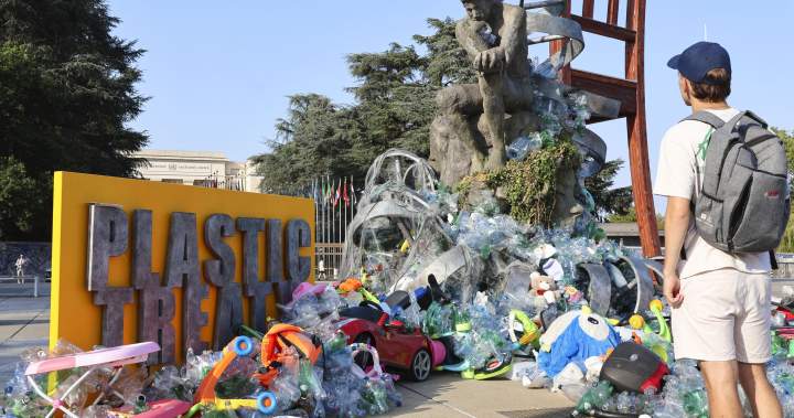 Talks on global plastic pollution treaty end with no agreement – National | Globalnews.ca