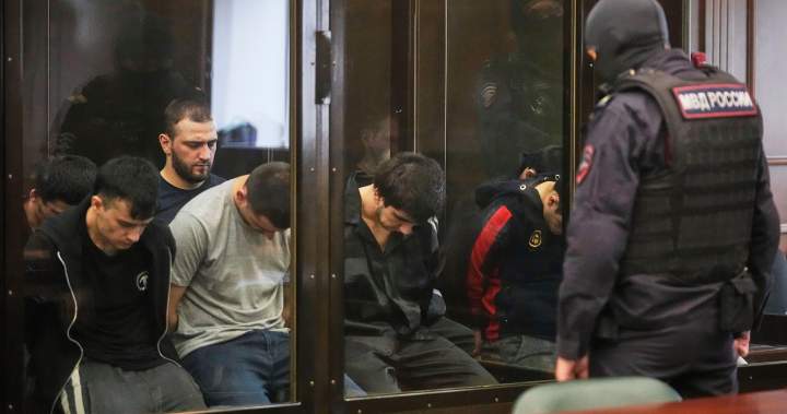 Trial begins for 2024 Moscow concert hall attack suspects – National | Globalnews.ca